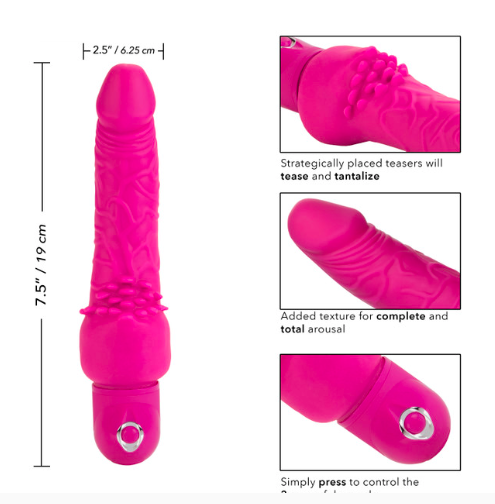 Cu giả có rung CalExotics Power Stud Cliterrific Mỹ cao cấp